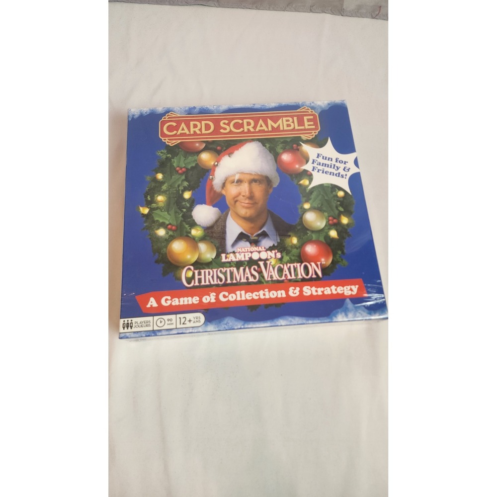National Lampoon's Christmas Vacation Card Scramble Board Game New Sealed
